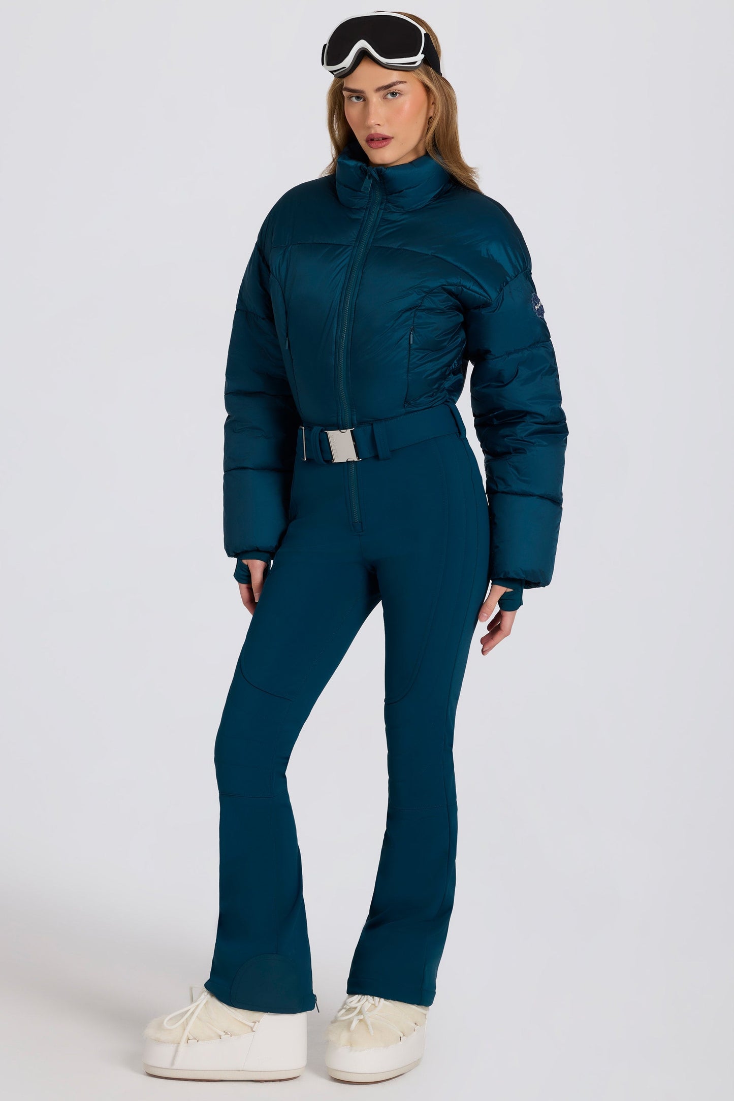 « Alpin » — Combinaison De Ski Imperméable Rembourrée, Bleu Canard