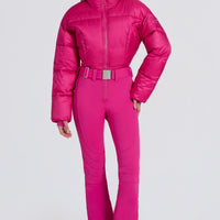 « Éclat » — Combinaison De Ski Imperméable Rembourrée, Rose Magenta