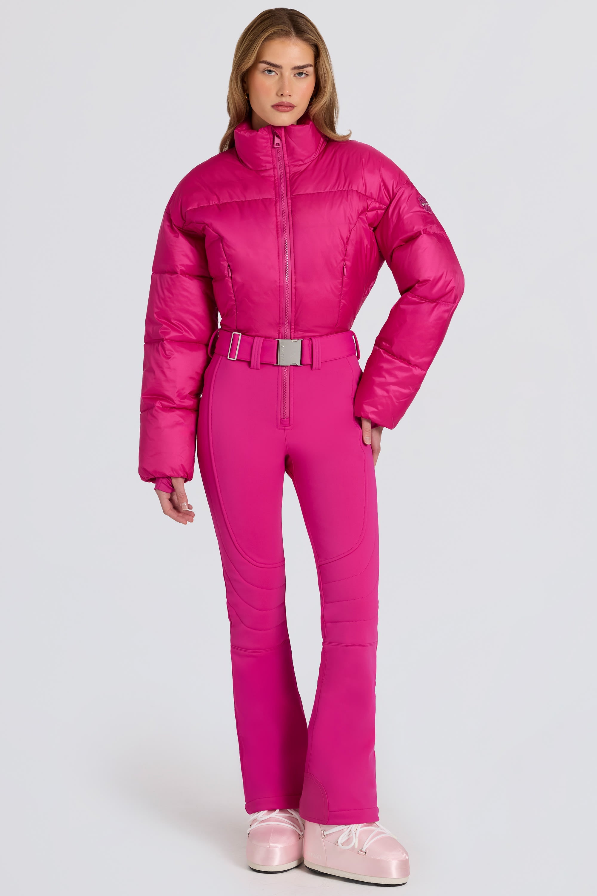 « Éclat » — Combinaison De Ski Imperméable Rembourrée, Rose Magenta