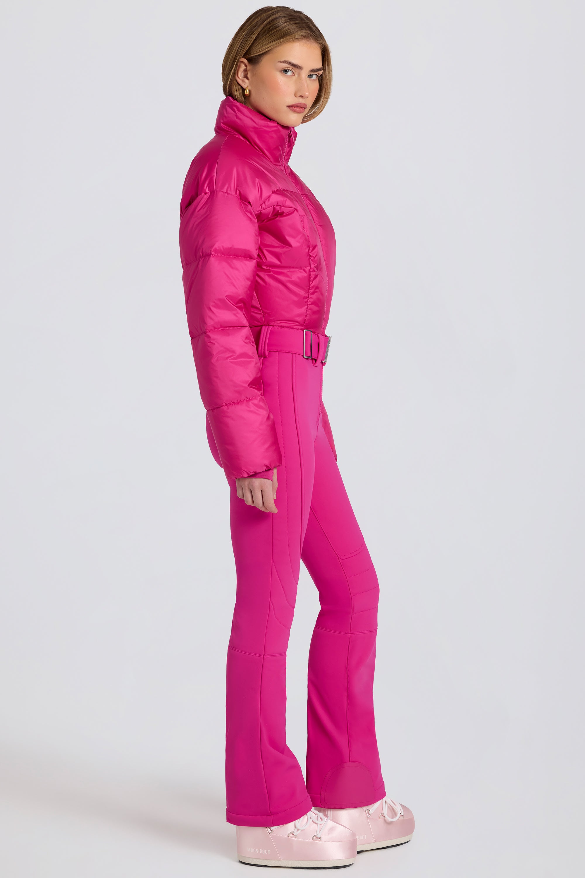 « Éclat » — Combinaison De Ski Imperméable Rembourrée, Rose Magenta