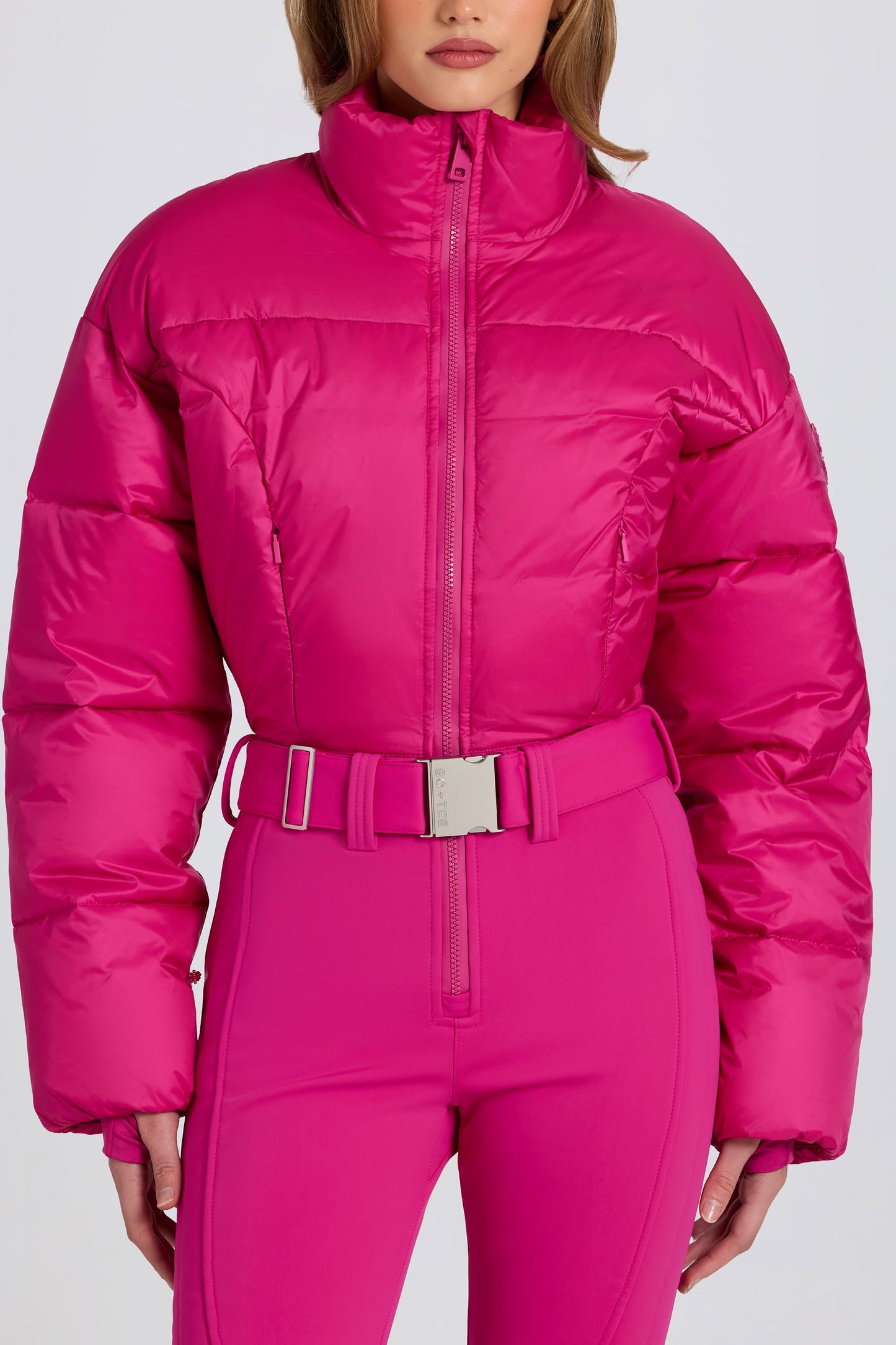 « Éclat » — Combinaison De Ski Imperméable Rembourrée, Rose Magenta