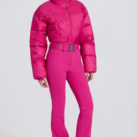 « Éclat » — Combinaison De Ski Imperméable Rembourrée, Rose Magenta