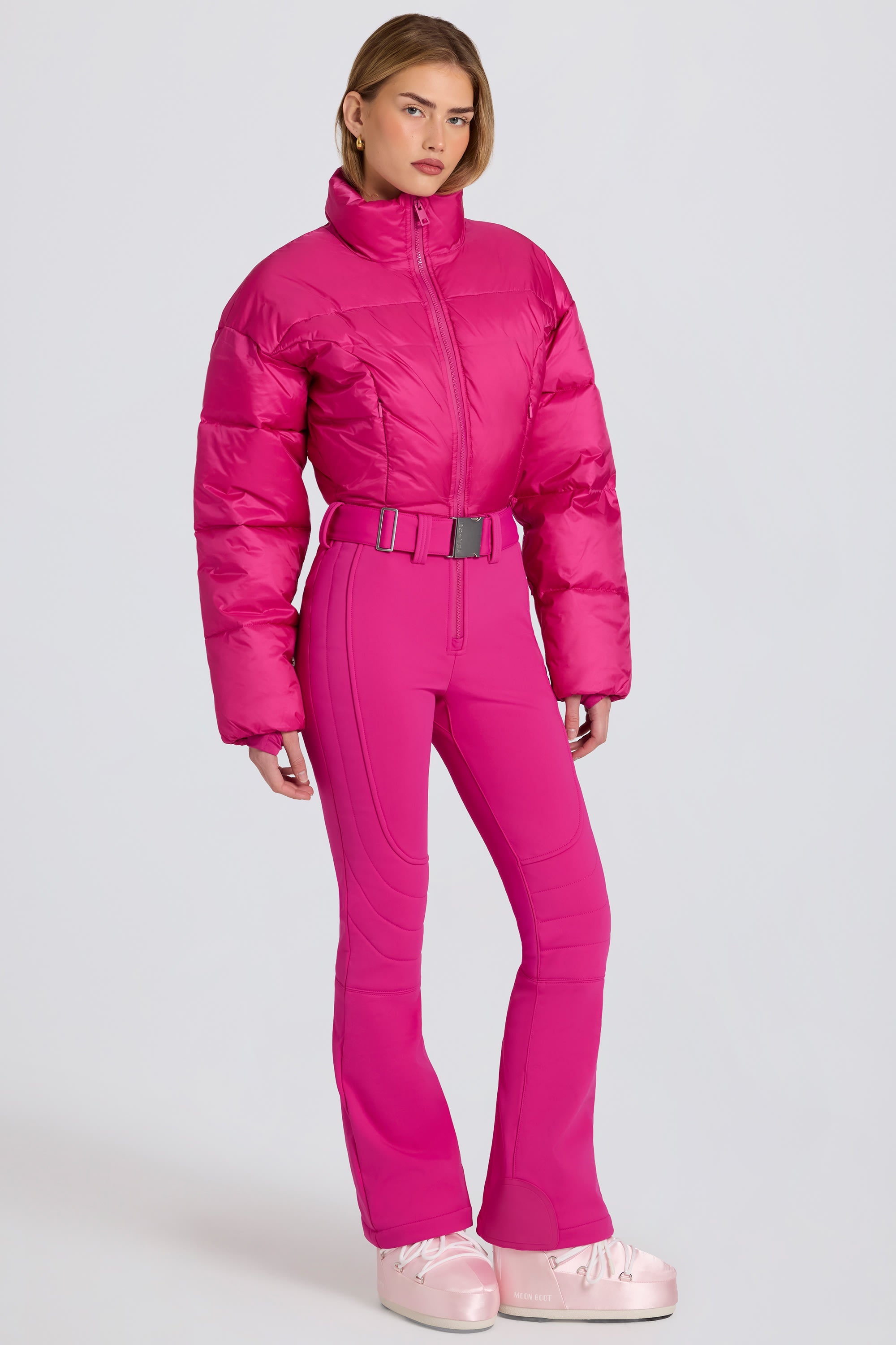 « Éclat » — Combinaison De Ski Imperméable Rembourrée, Rose Magenta