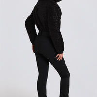 « Panthère » — Combinaison De Ski Imperméable Double Couche, Léopard Noir