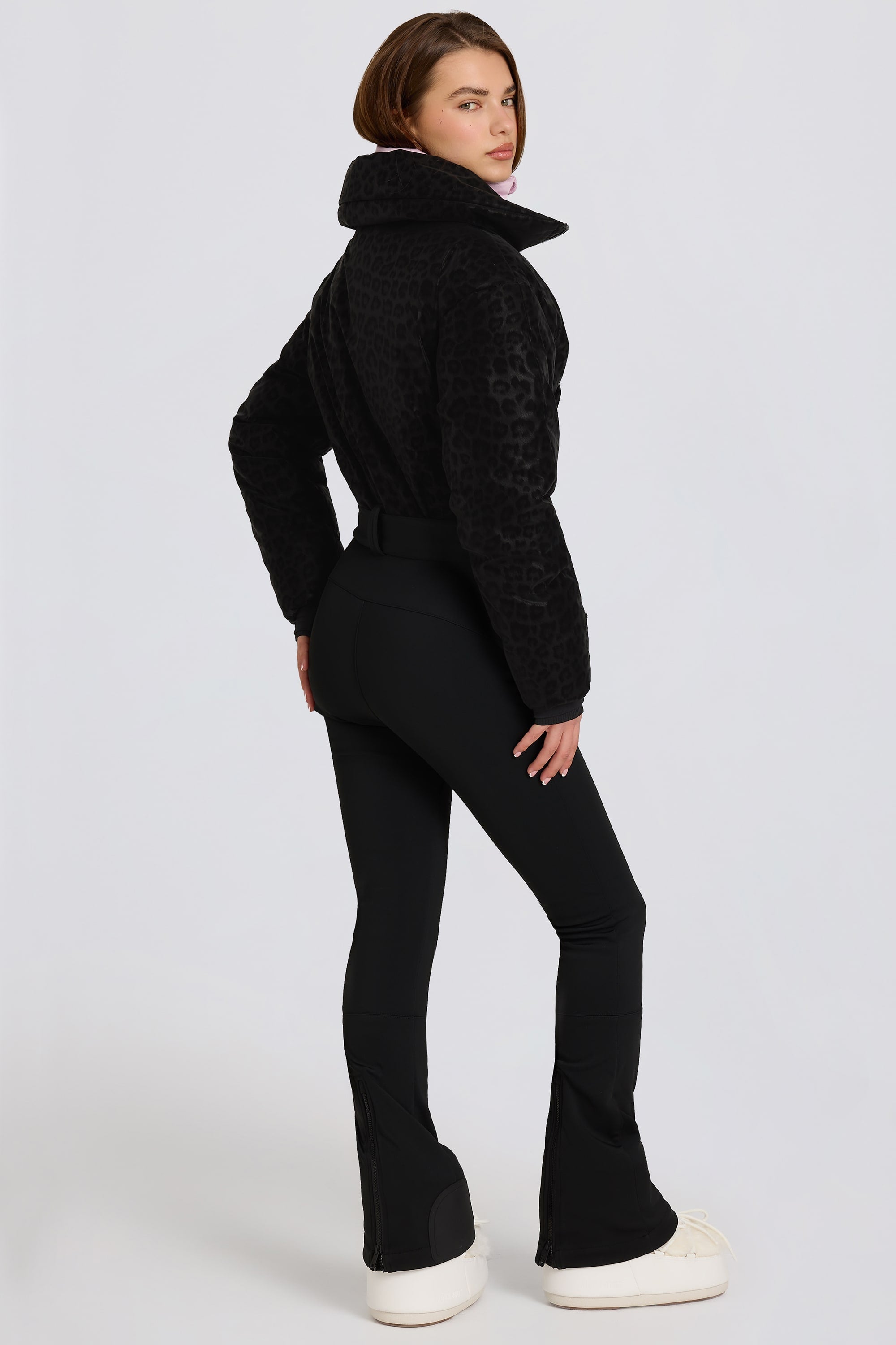« Panthère » — Combinaison De Ski Imperméable Double Couche, Léopard Noir