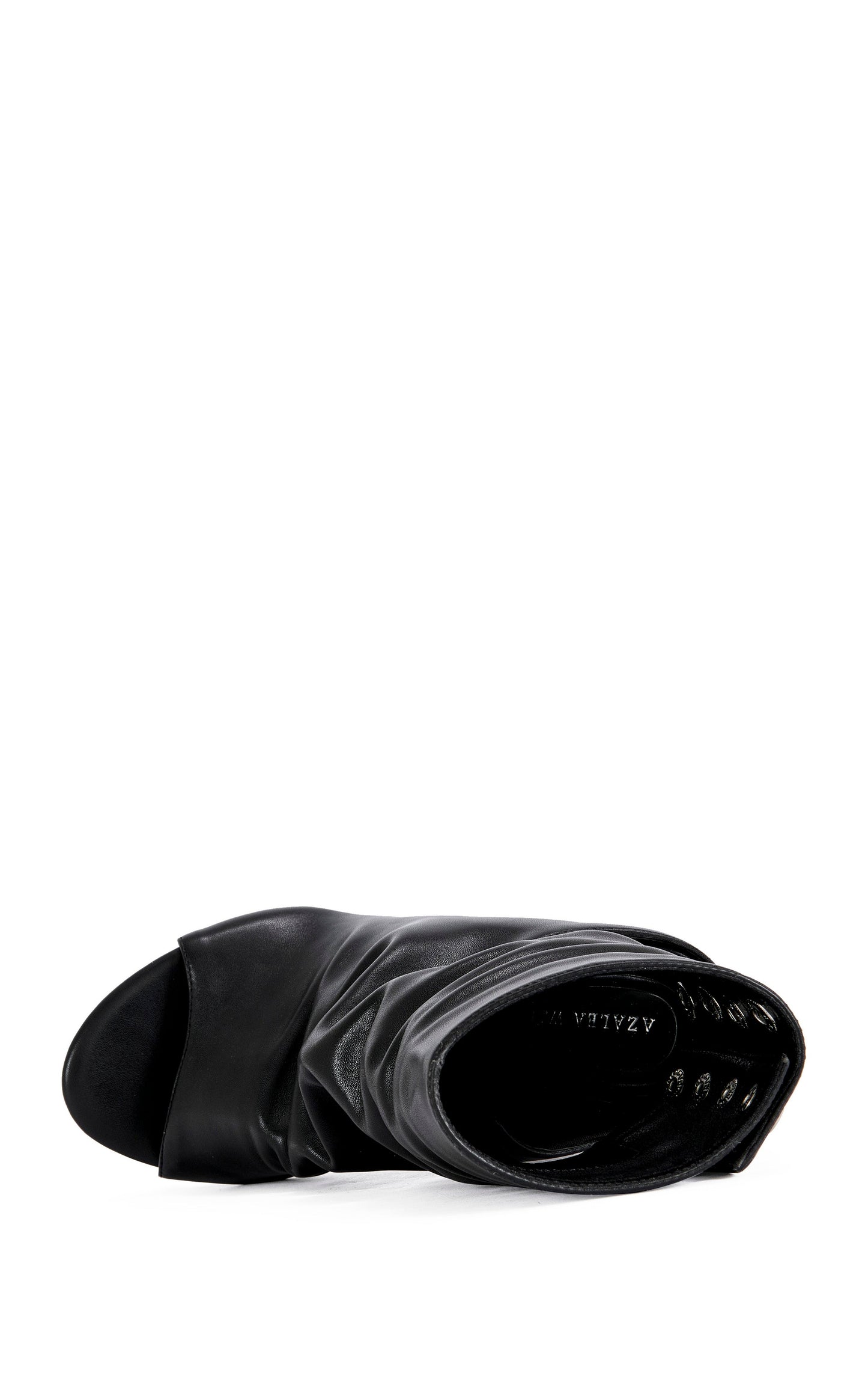 « Orbite » — Sandales Bottines à Semelle Compensée, Noir