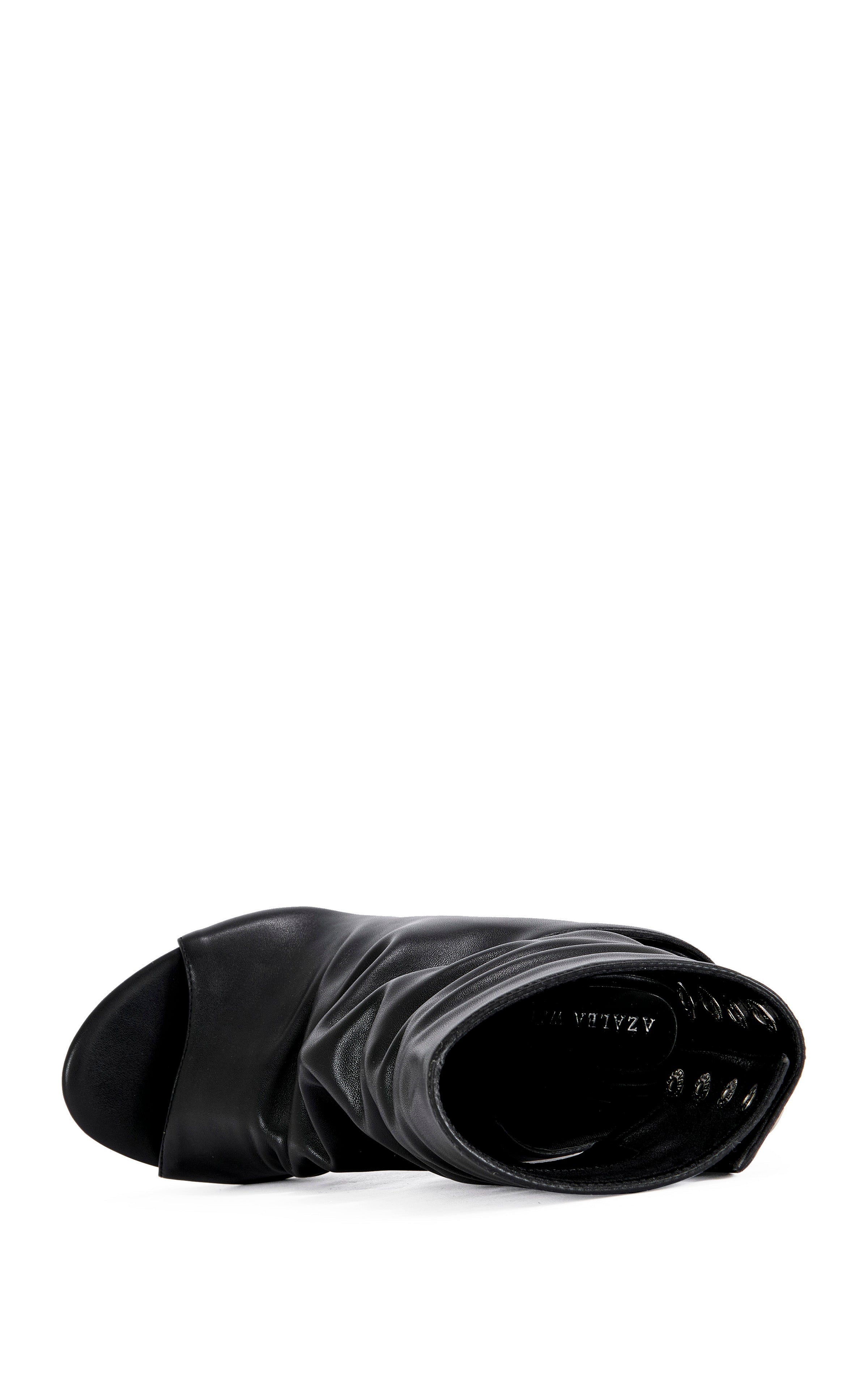« Orbite » — Sandales Bottines à Semelle Compensée, Noir