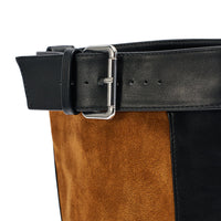 « Flamme » — Bottes à plateforme, Cognac