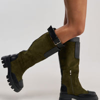« Pulsation » — Bottes plates, Olive