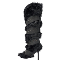 « Sillage » — Bottes hautes structurées, Noir