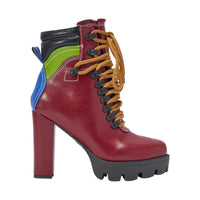 « Dune » — Bottines à talon bloc, Multicolore