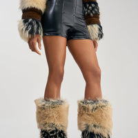 « Solstice » — Bottes à talon stiletto, Multicolore