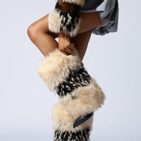 « Solstice » — Bottes à talon stiletto, Multicolore