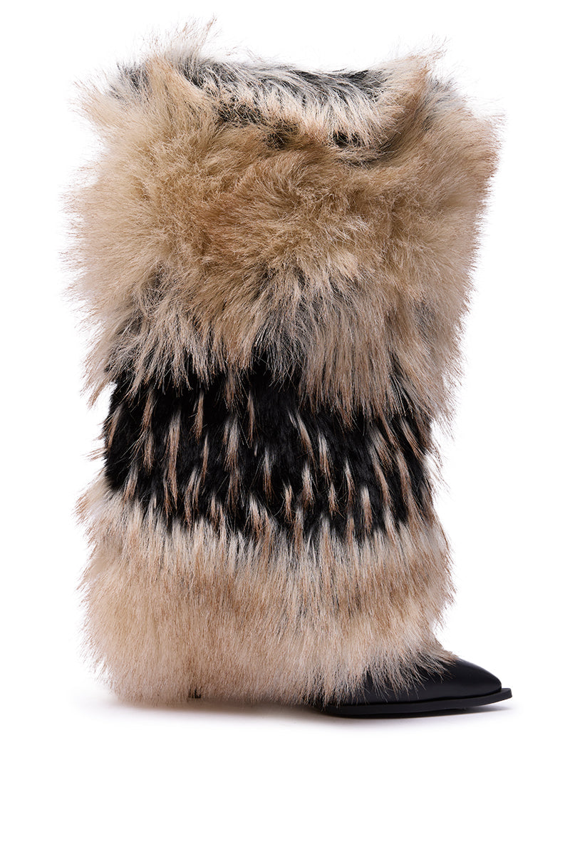 « Solstice » — Bottes à talon stiletto, Multicolore