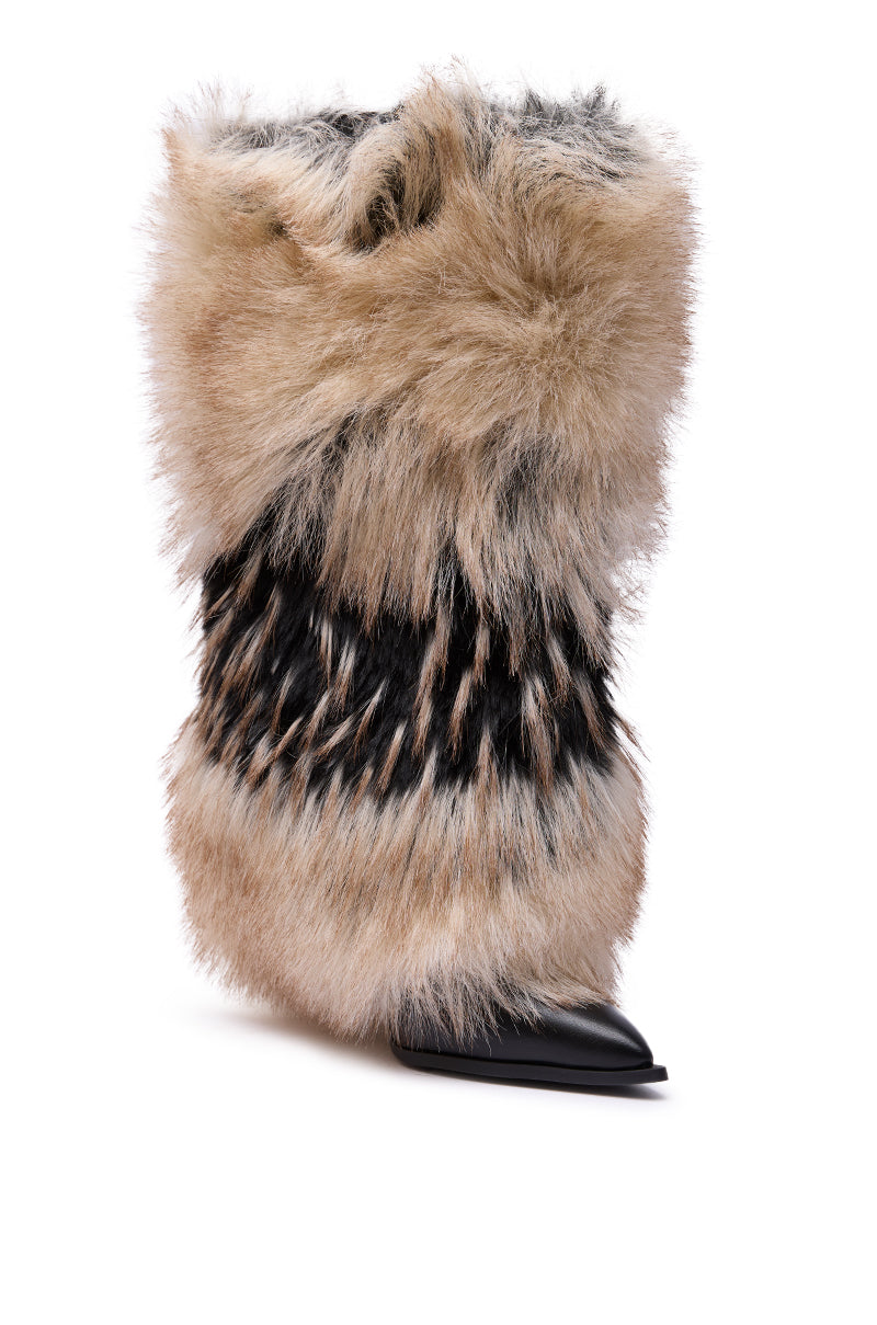 « Solstice » — Bottes à talon stiletto, Multicolore