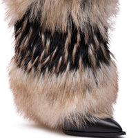 « Solstice » — Bottes à talon stiletto, Multicolore