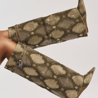 « Sève » — Bottes compensées, Kaki