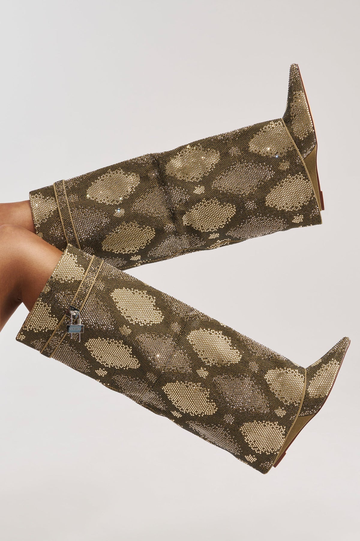 « Sève » — Bottes compensées, Kaki