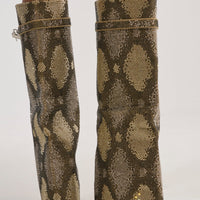 « Sève » — Bottes compensées, Kaki