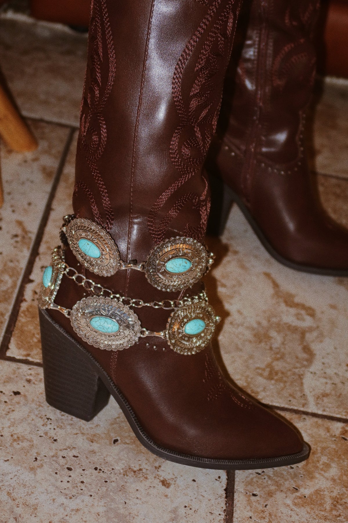 « Rodeo Terre » — Bottes Cow-boy, Marron