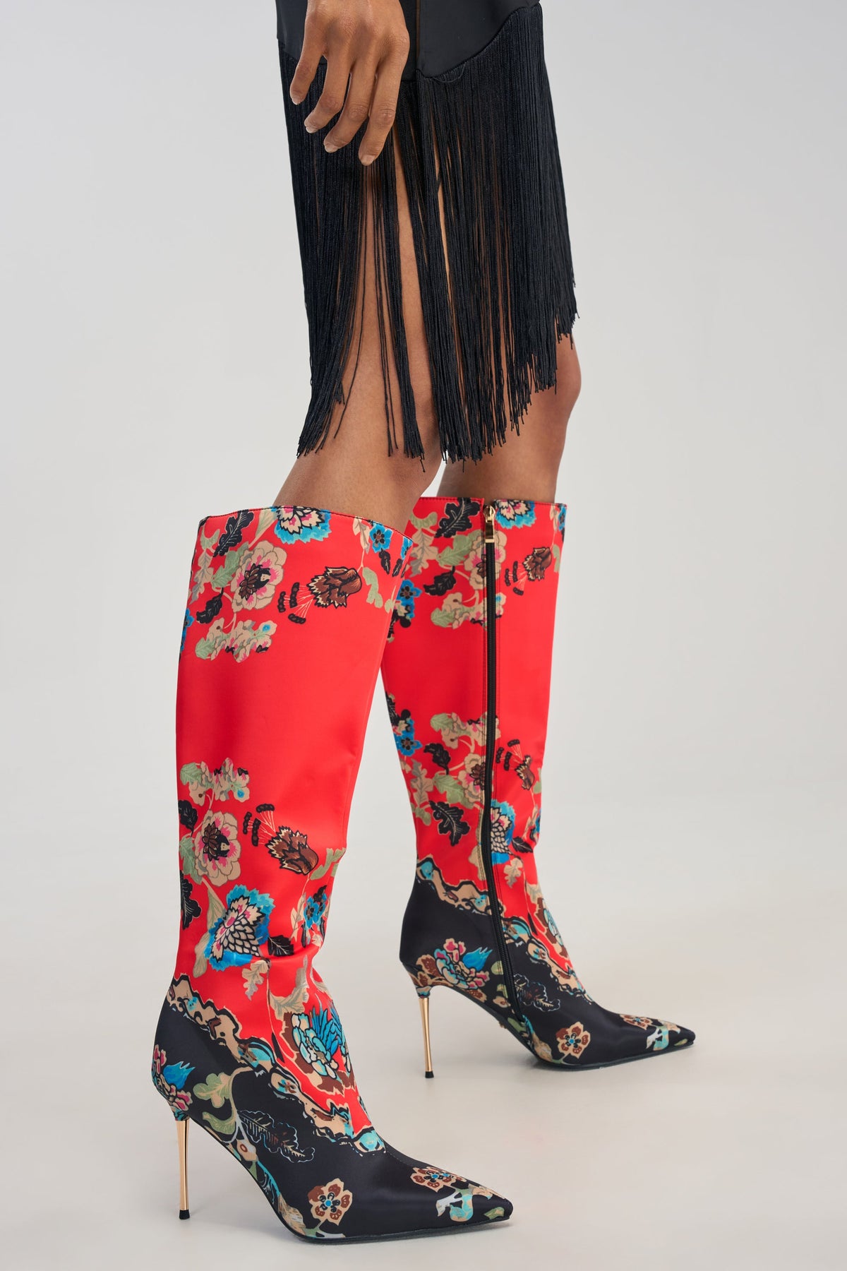 « Cobalt » — Bottes à talon stiletto, Multicolore