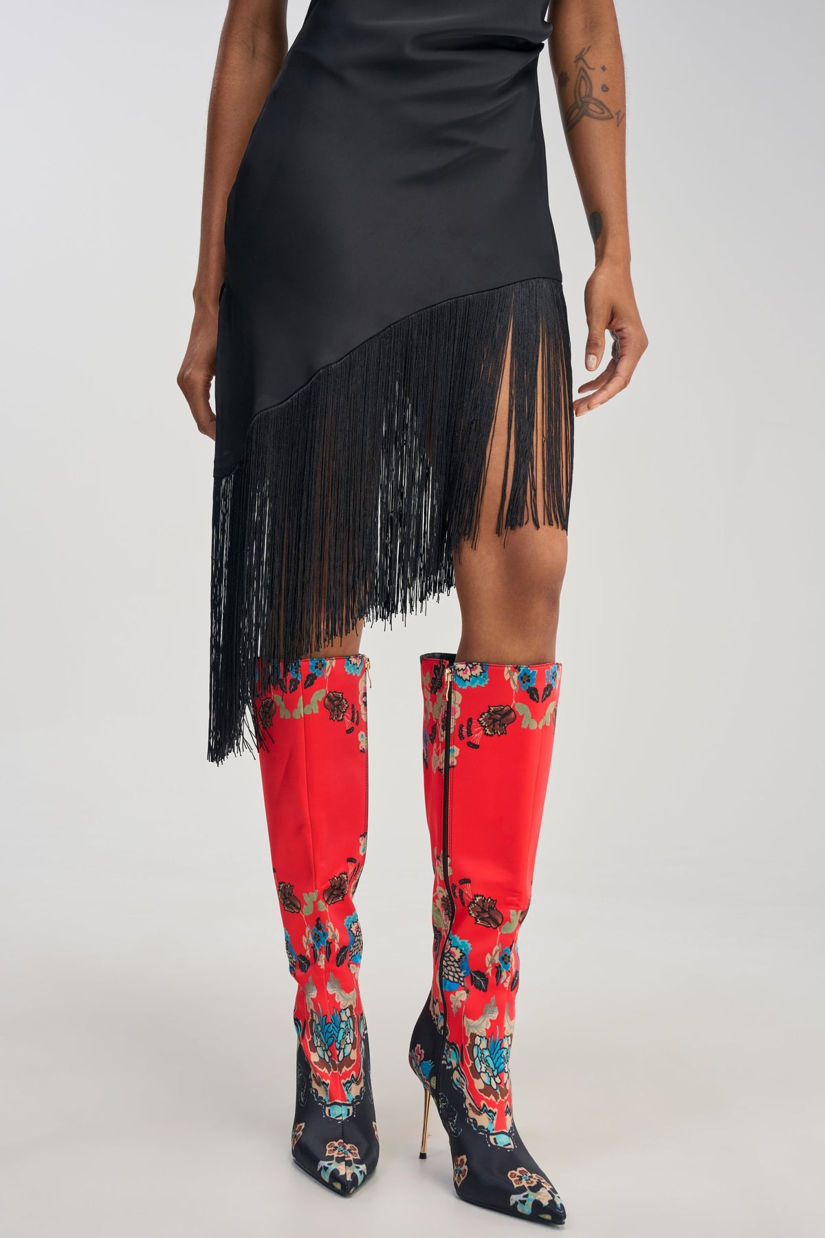 « Cobalt » — Bottes à talon stiletto, Multicolore