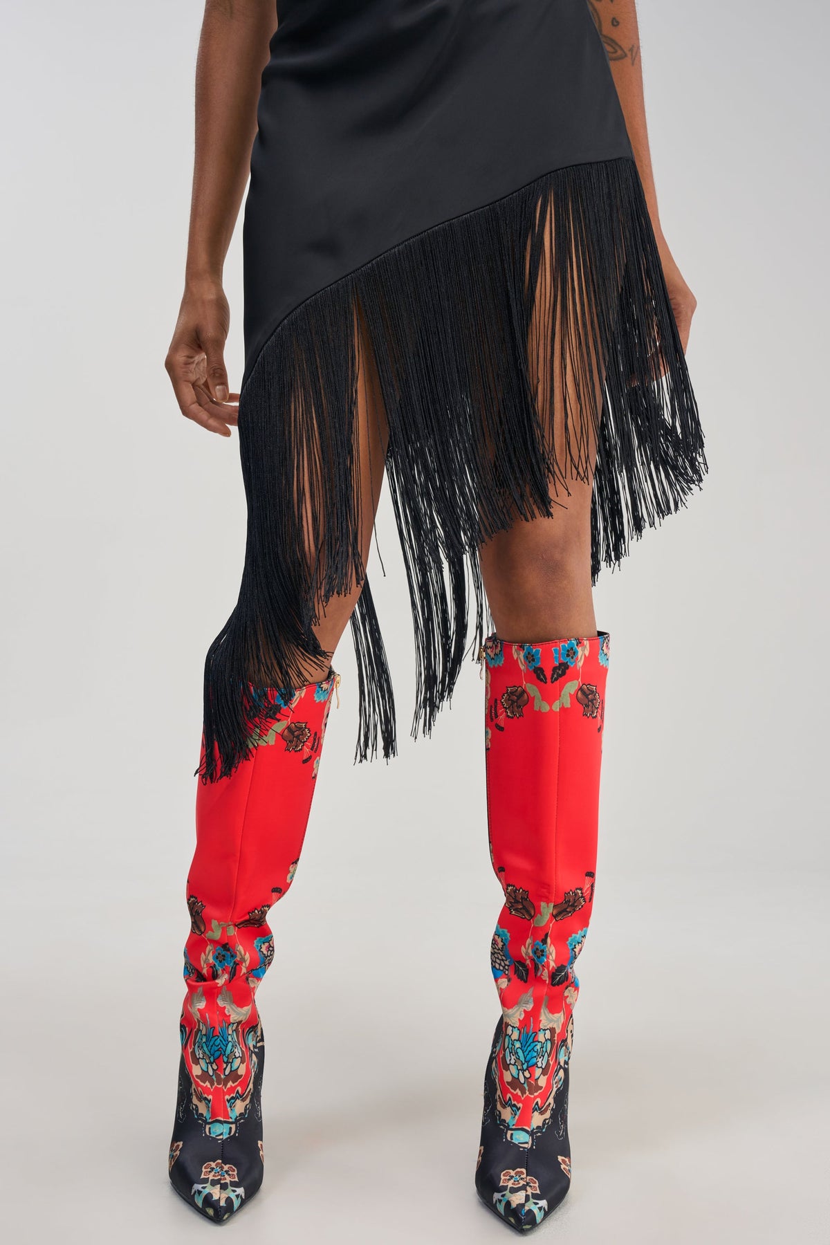 « Cobalt » — Bottes à talon stiletto, Multicolore