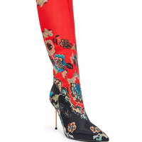 « Cobalt » — Bottes à talon stiletto, Multicolore