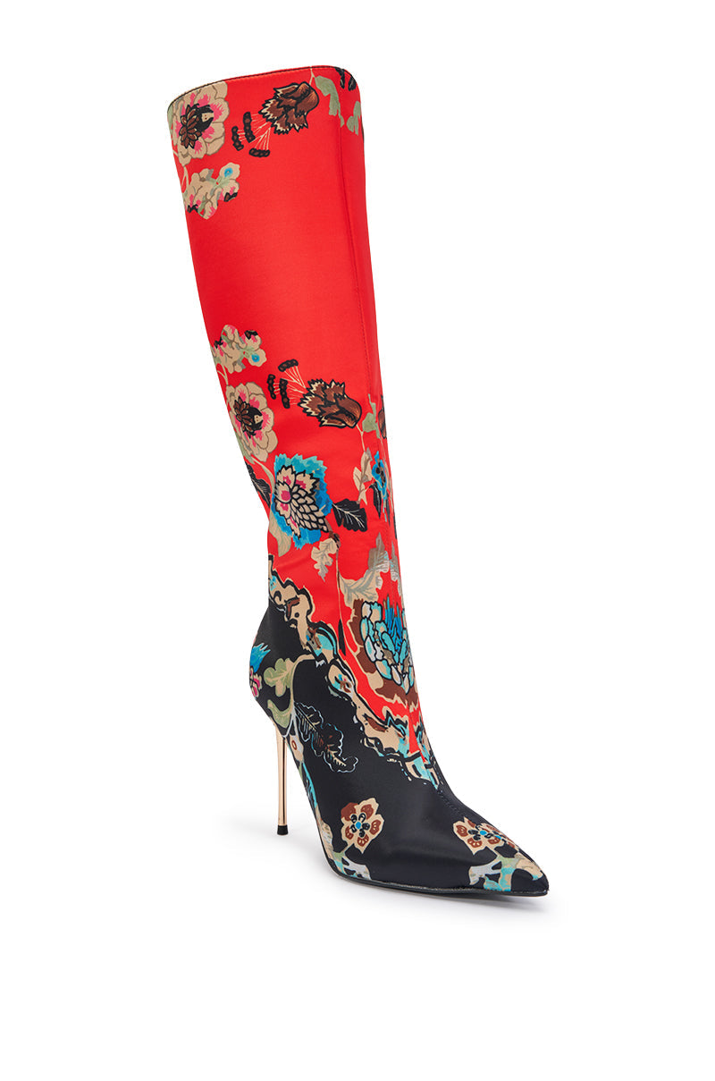 « Cobalt » — Bottes à talon stiletto, Multicolore