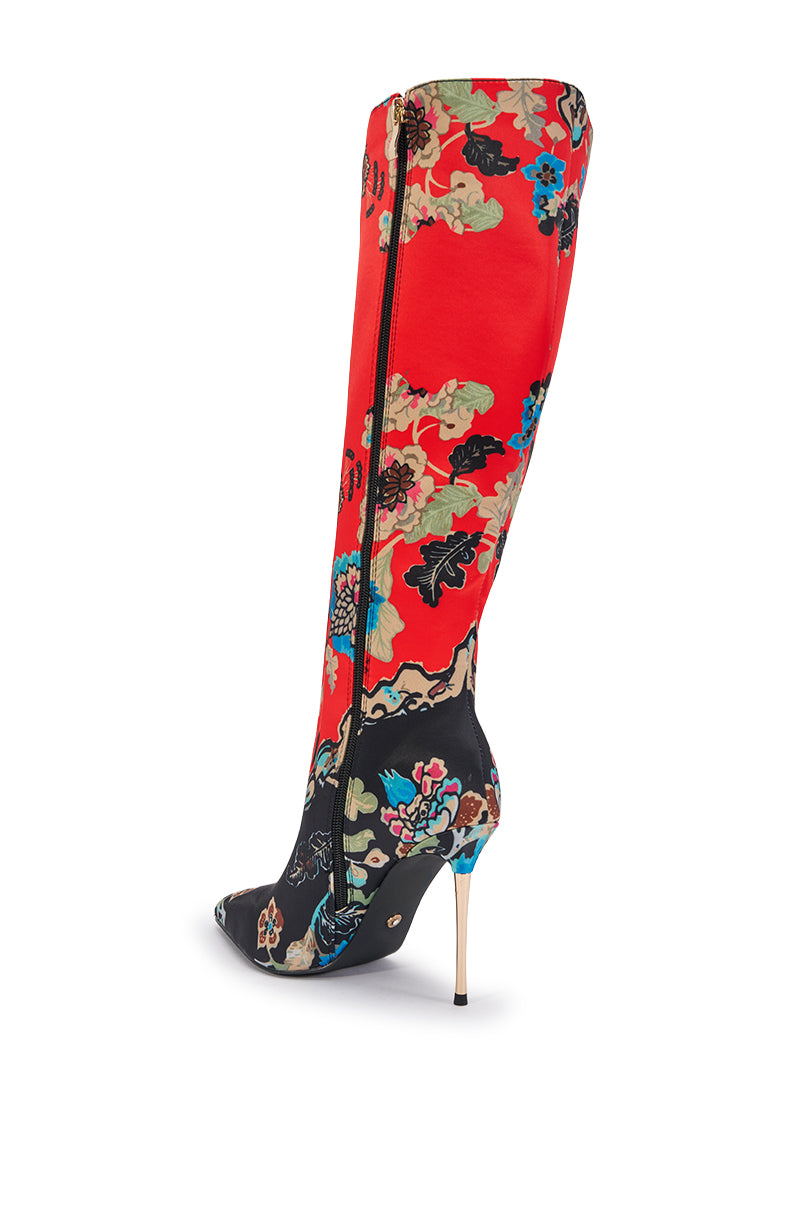 « Cobalt » — Bottes à talon stiletto, Multicolore