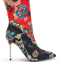 « Cobalt » — Bottes à talon stiletto, Multicolore