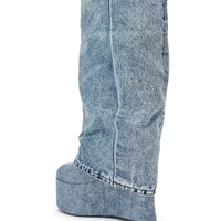 « Rhapsodie » — Bottes à plateforme, Denim
