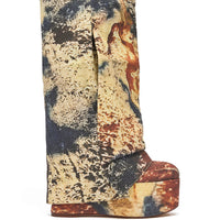 « Onyx » — Bottes à plateforme, Multicolore