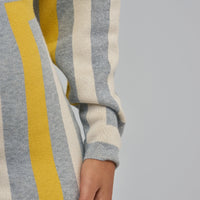 «Jeu de Formes» — robe courte en maille, multicolore.
