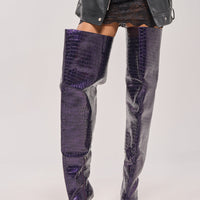 « Cannelle » — Bottes à talon stiletto, Violet