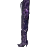 « Cannelle » — Bottes à talon stiletto, Violet