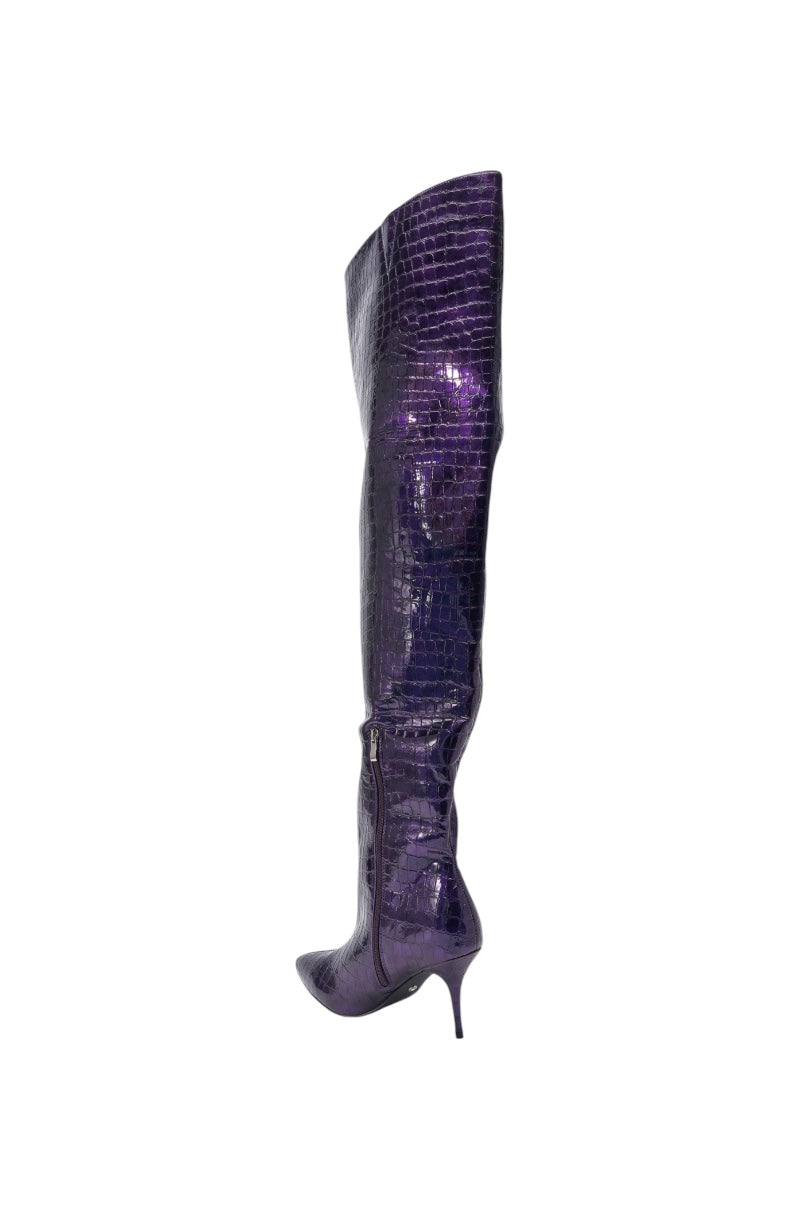 « Cannelle » — Bottes à talon stiletto, Violet