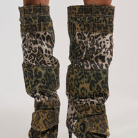« Cascade » — Bottes à talon stiletto, Multicolore