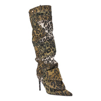 « Cascade » — Bottes à talon stiletto, Multicolore