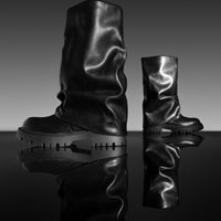 « Amande » — Bottines plates, Noir