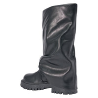 « Amande » — Bottines plates, Noir