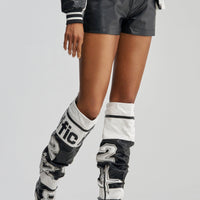 « Miel » — Bottes à talon stiletto, Multicolore