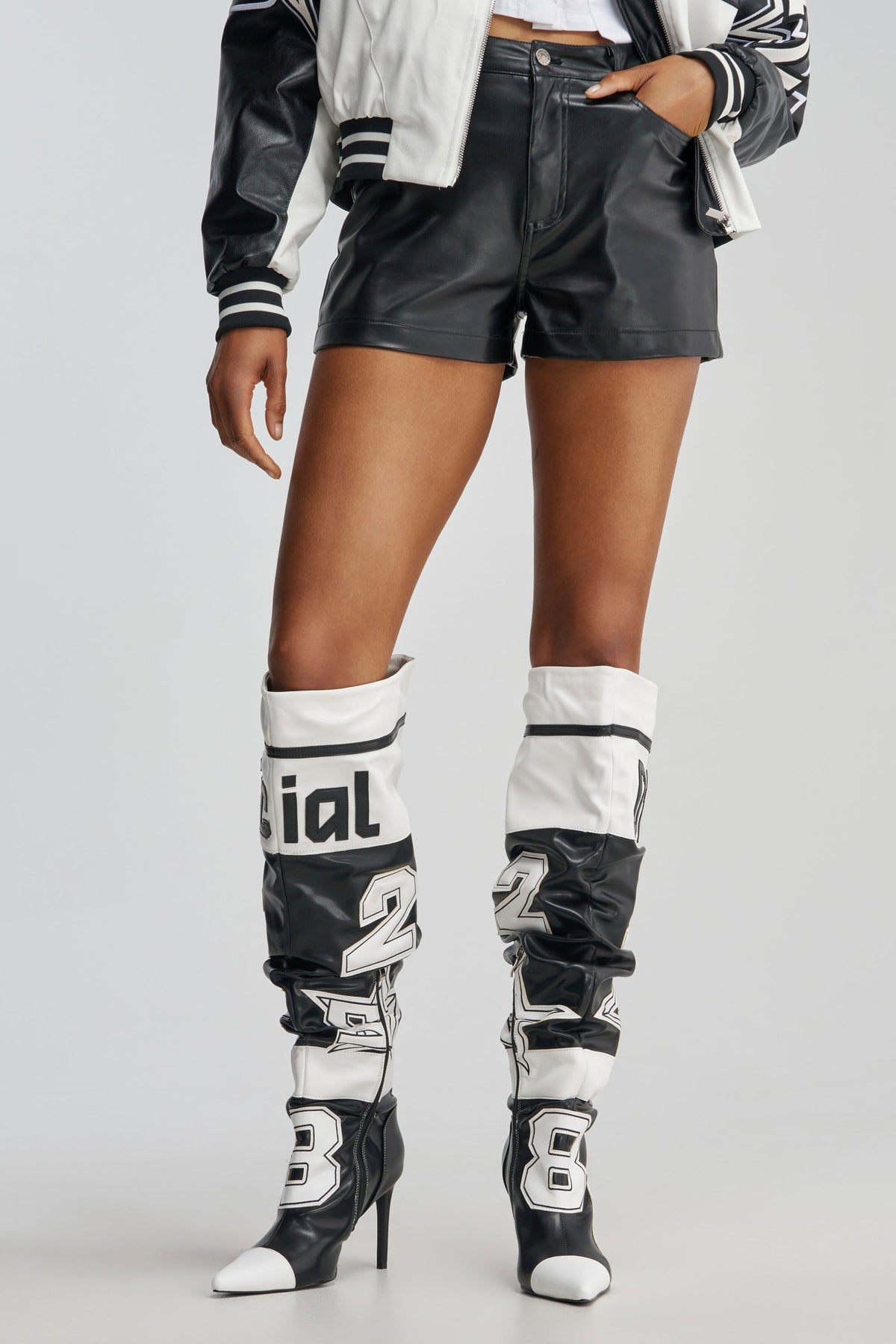 « Miel » — Bottes à talon stiletto, Multicolore