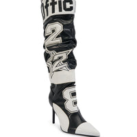 « Miel » — Bottes à talon stiletto, Multicolore