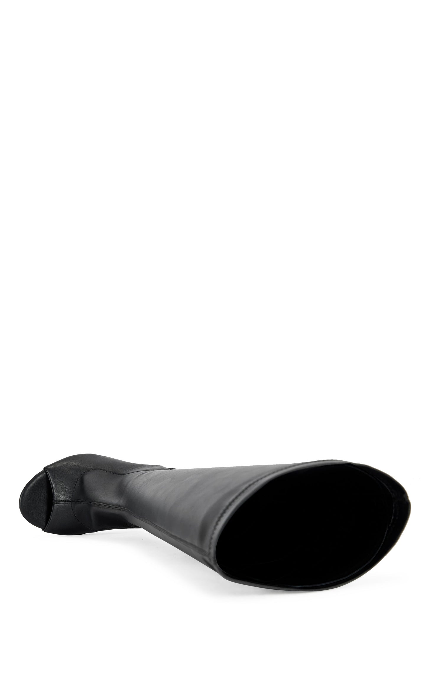 « Sculpture » — Bottes à Semelle Compensée Ajourée, Noir