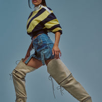 « Élite » — Bottes structurées, Beige