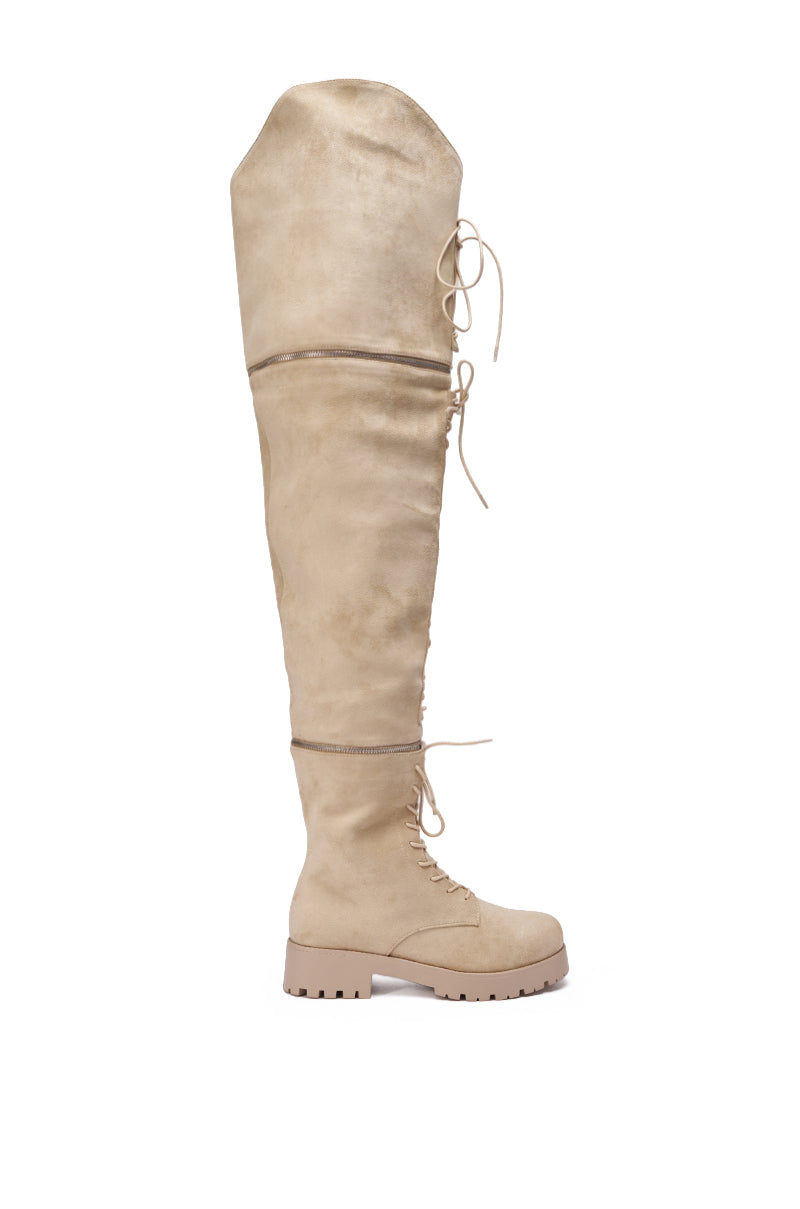 « Élite » — Bottes structurées, Beige