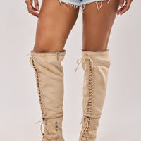 « Élite » — Bottes structurées, Beige