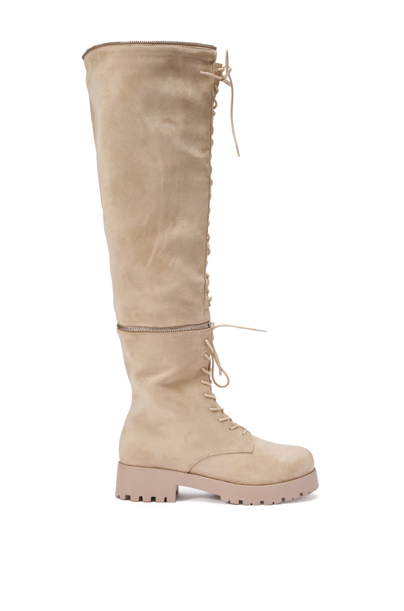 « Élite » — Bottes structurées, Beige