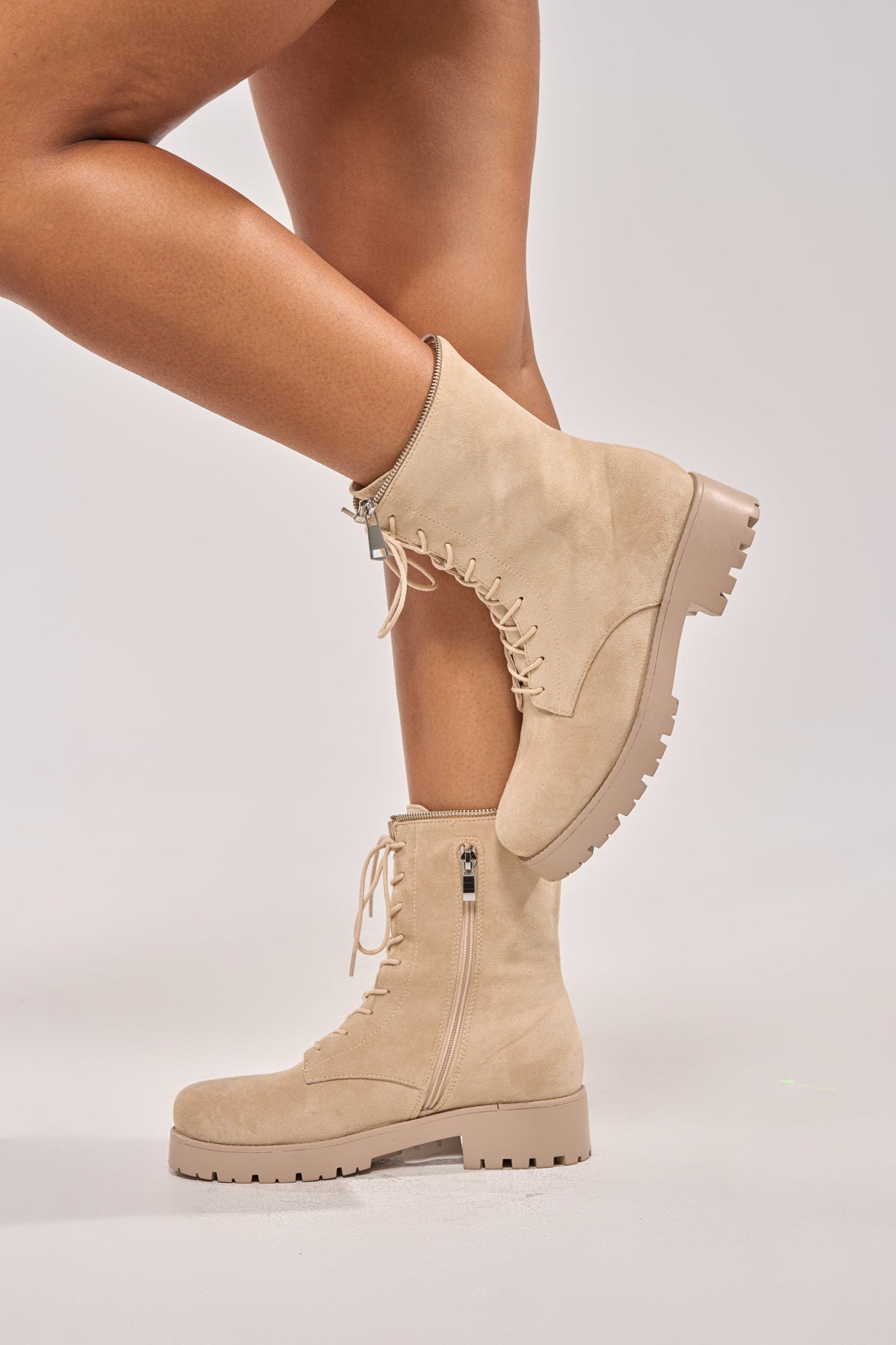« Élite » — Bottes structurées, Beige
